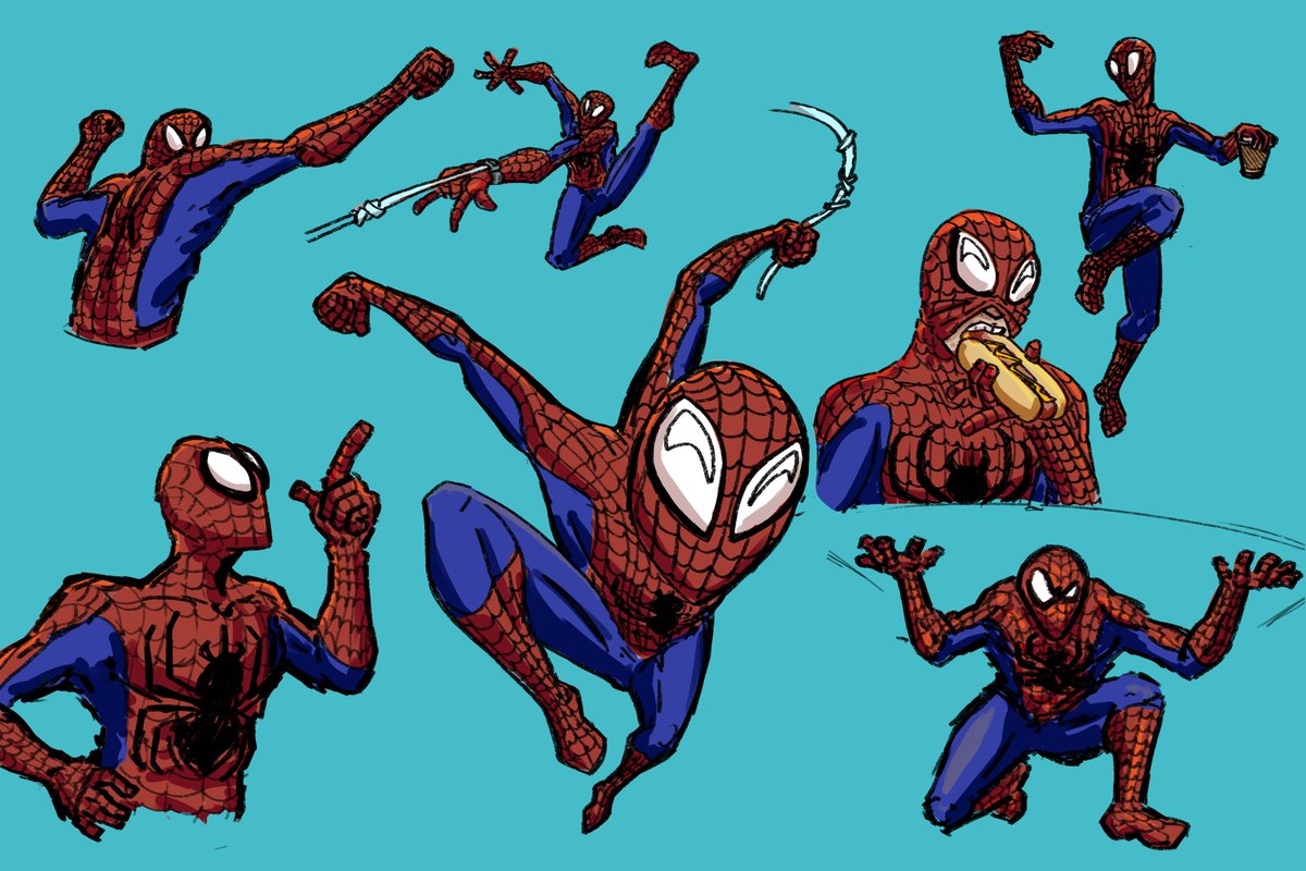 Mr_Cool_Gamer's tweet photo. Some spidey sketching https://t.co/Kc8LNxKJL0
