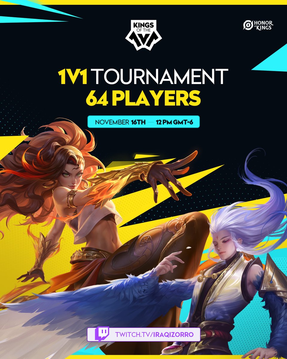 It's time to crown a King. 👑

<a href="/IraqiZorro/">IraqiZorro</a> is hosting an HOK Kings of the 1v1 event, where players can showcase why they're the best in the Honor of Kings—details below.

• Open sign ups
• 64 players max
• November 16th, 12pm CT

Sign up today: trb.gg/Kingofthe1v1
