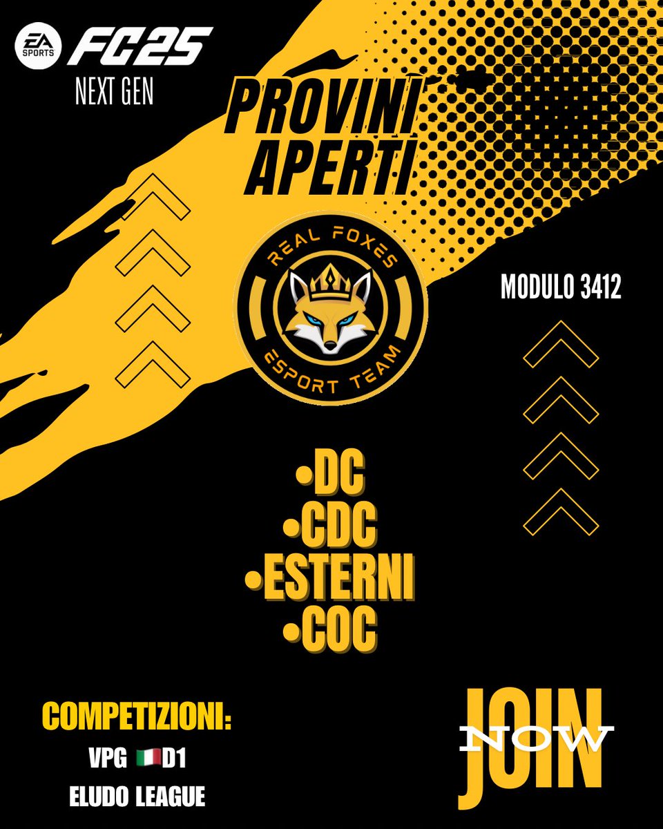 Real Foxes (@realfoxesfifa) on Twitter photo <a href="/pctransfermarkt/">🇮🇹 PRO CLUBS TRANSFERMARKT🔍</a> <a href="/Retweet_Proclub/">🔺• RETWEET •🔺</a> <a href="/Freeagent_PS/">Pro Clubs Free Agency</a> <a href="/Mercato_FVPA/">Calciomercato Fvpa</a> @squareproclub <a href="/ProClubITALIA/">ProClub ITALIA</a>
È richiesta presenza 4/4 dalle 22:00 alle 00:00 info in dm chi non rispecchia i requisiti richiesti non si scomodi <a href="/pctransfermarkt/">🇮🇹 PRO CLUBS TRANSFERMARKT🔍</a> <a href="/Retweet_Proclub/">🔺• RETWEET •🔺</a> <a href="/Freeagent_PS/">Pro Clubs Free Agency</a> <a href="/Mercato_FVPA/">Calciomercato Fvpa</a> @squareproclub <a href="/ProClubITALIA/">ProClub ITALIA</a>
È richiesta presenza 4/4 dalle 22:00 alle 00:00 info in dm chi non rispecchia i requisiti richiesti non si scomodi