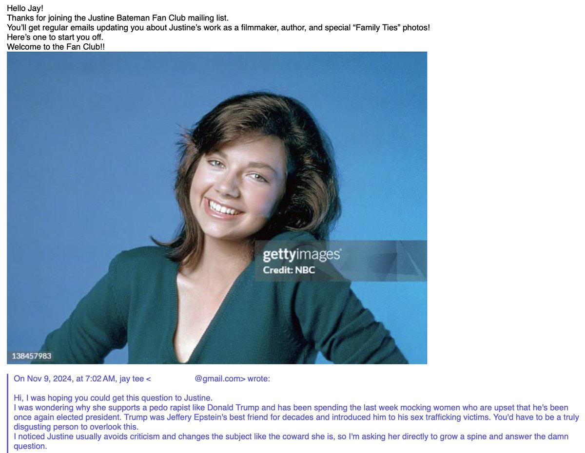 Justine Bateman tweet media
