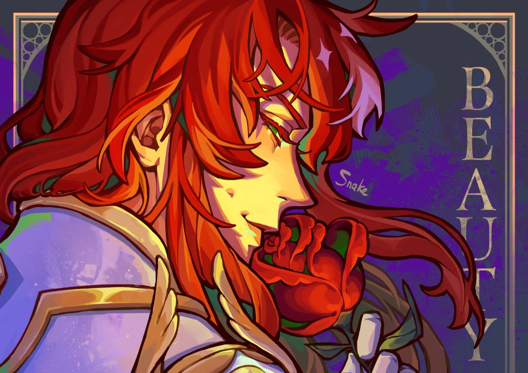 My #fanart of pretty #Argenti  from #HonkaiStarRail hehe🌹✨