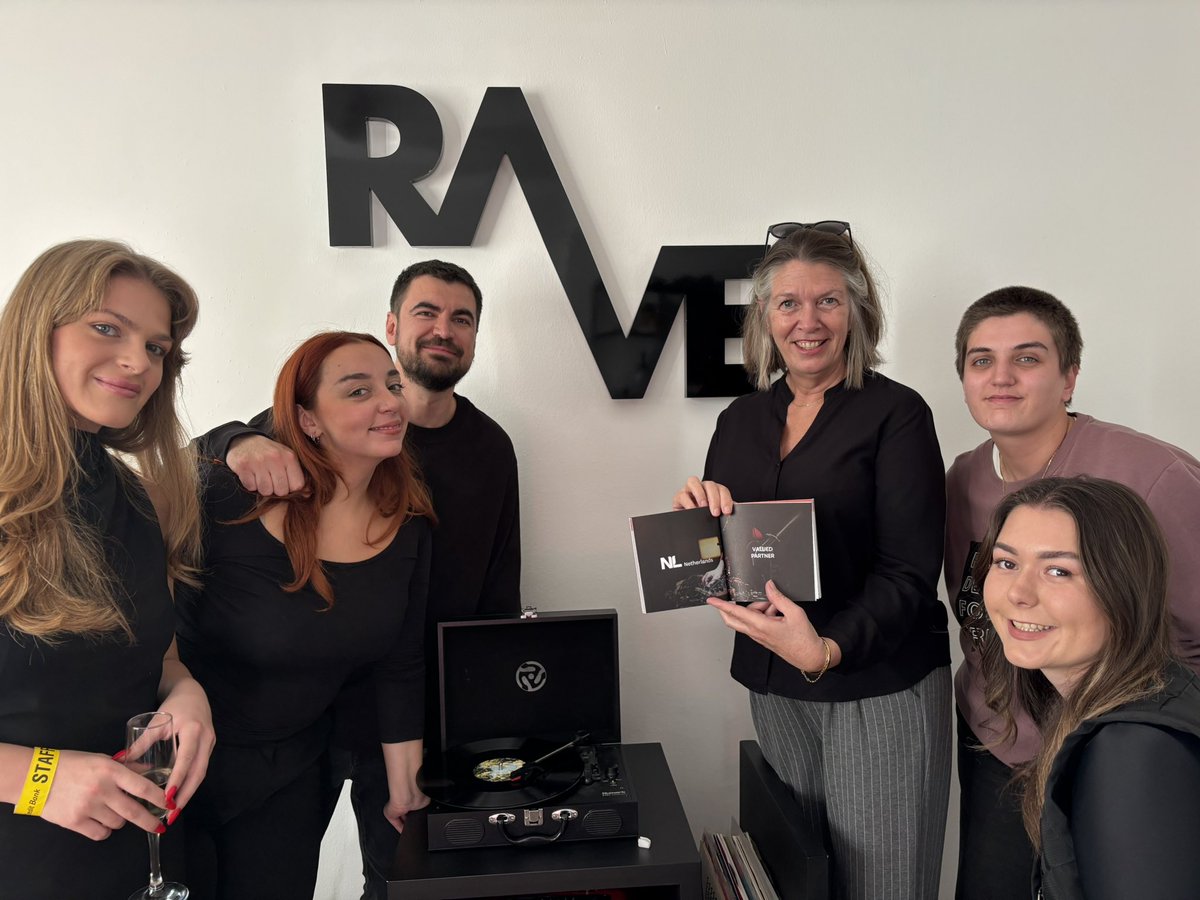NLinKosovo's tweet photo. Excellent collaboration of Prishtina Music Conference and the VBX team from Amsterdam and we could have not been more thrilled to be supporting it! 
Don’t miss out the conference tonight from 18:30 @ Kino ARMATA and Reiss DJ performance from 22:30 @ Youth Palace. https://t.co/mz3aRUQ8AD