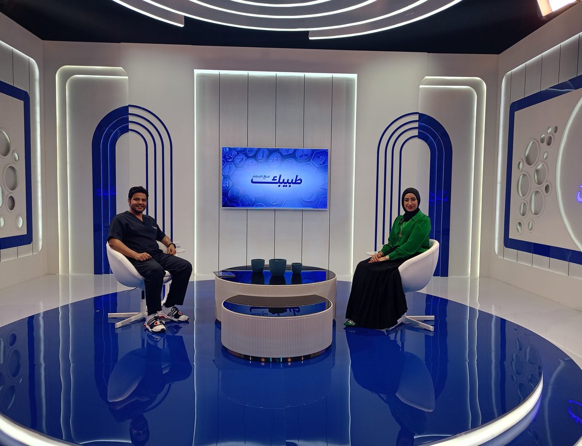 dr_hamad_alenzi's tweet photo. تم تصوير أولى حلقات برنامج "طبيبك مع حمد" مع الدكتورة المتميزة نمارق الجاركي، حيث تم الإجابة على العديد من أسئلة الجمهور. ترقبوا الحلقة كاملة على قناة الصباح يوم السبت الساعة 10 مساءً.
#Alsabahmedia https://t.co/5yhk7fgZfD