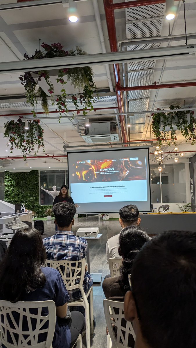 prathadox's tweet image. 🚀 Just had an amazing learning experience at the Supra event! Got a deep dive into #SupraL2Chain, #Containerization, #VRF, and the #SupraOracle. 🌐 Here&apos;s a breakdown of the event! Thanks to @ActualOnexyz
@guptasidddharth
@mandar_999 for this event🙇