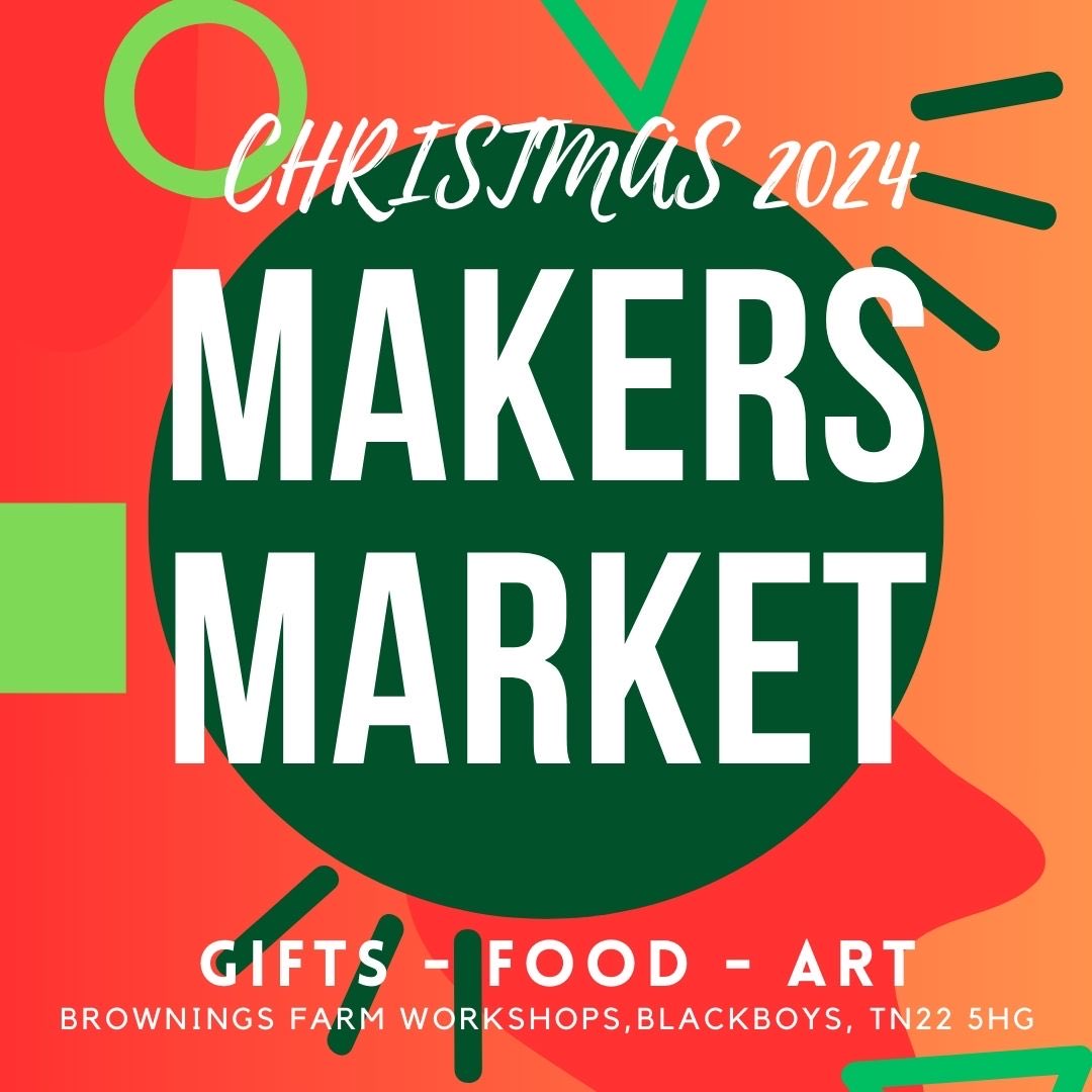 SAVE THE DATE Sat 30th Nov 10-4 &amp; Sun 1st Dec 11-3 - 20 independent makers fair at Brownings Farm Workshops Blackboys near #Uckfield #christmassussex #whatsonsussex #makersmarket #seasonalgifts #eventseastsussex