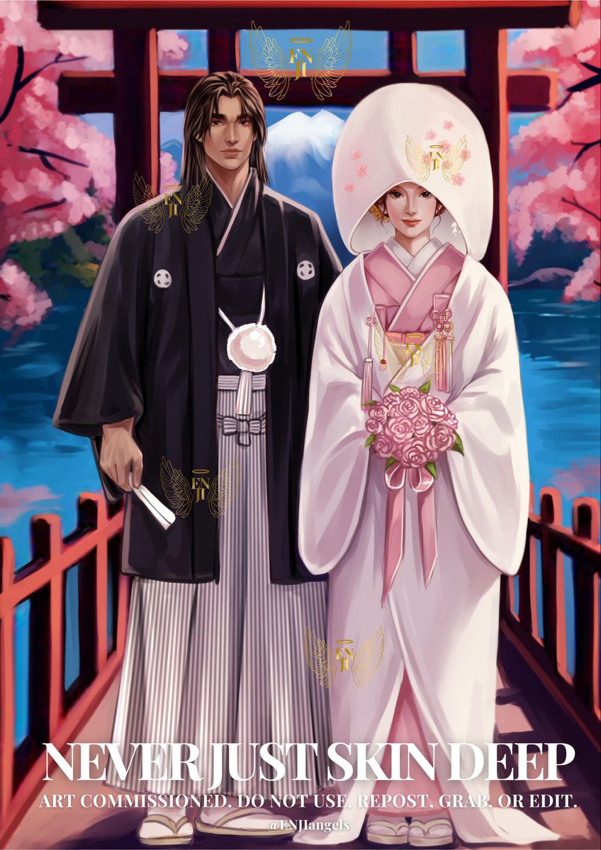 ENJIangels's tweet photo. A love worth celebrating.
Happy Anniversary, Enya &amp; Ryuji!

An 𝗘𝗫𝗖𝗟𝗨𝗦𝗜𝗩𝗘 𝗧𝗥𝗔𝗗𝗜𝗧𝗜𝗢𝗡𝗔𝗟 𝗝𝗔𝗣𝗔𝗡𝗘𝗦𝗘 𝗘𝗡𝗝𝗜 𝗪𝗘𝗗𝗗𝗜𝗡𝗚 𝗔𝗥𝗧𝗪𝗢𝗥𝗞 as one of our prizes. 🤍

Artwork by: @raimingfox 
#EnJiToEternity #EnJiRoadToForever https://t.co/vL3JMGv3Gq