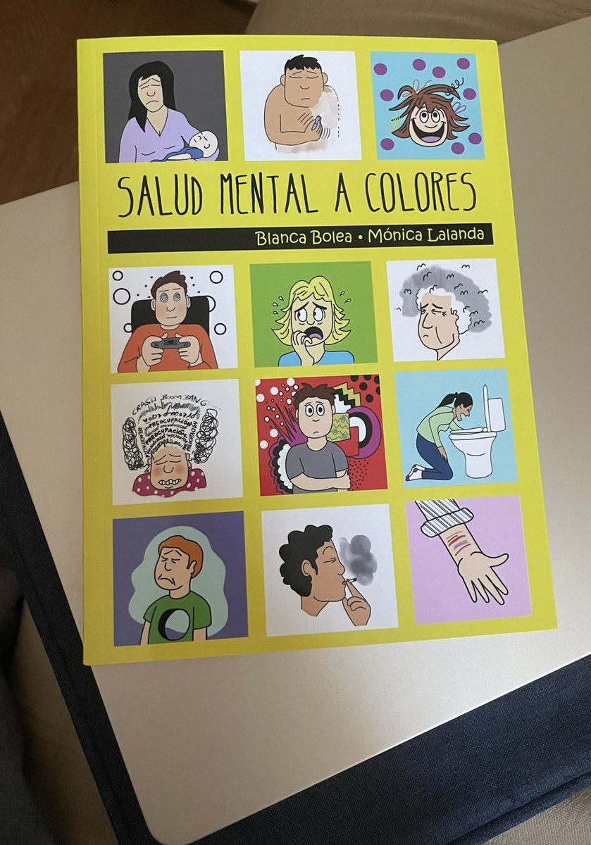 Ya tengo el libro ilustrado por <a href="/mlalanda/">Mónica Lalanda</a> en mi poder. Y una copia para MIR psiquiatra #SaludMental a colores * maravilla