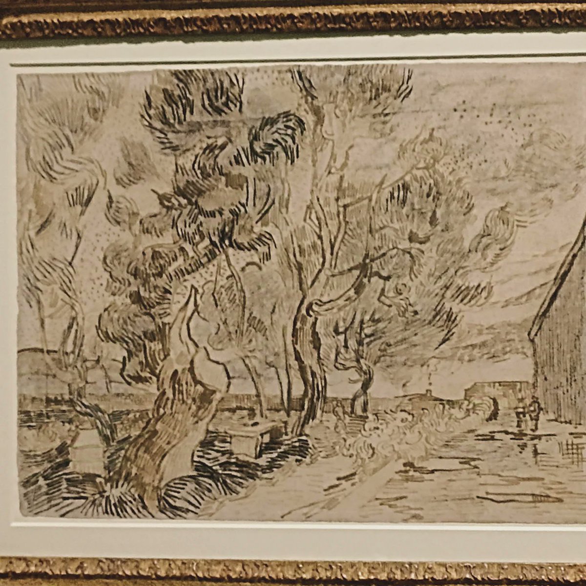 1_davidhill's tweet photo. One of the revelations of the current Van Gogh #exhibition @nationalgallery was seeing what an incredible draftsman he was. Particularly interesting was the pairing of a preparatory sketch with the final #painting. #artoftheday #art #artworks #painter #drawing #draftsmanship https://t.co/XUQmN6U1U3