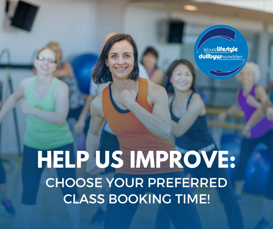 Leisure_ccbc's tweet image. ⌛️Last chance!

📣 Help us improve class booking times!

👉Click the link to vote in our poll and let us know what works best for you: bit.ly/3AebhYK

🫶Your feedback matters! #ClassBooking #YourOpinionCounts