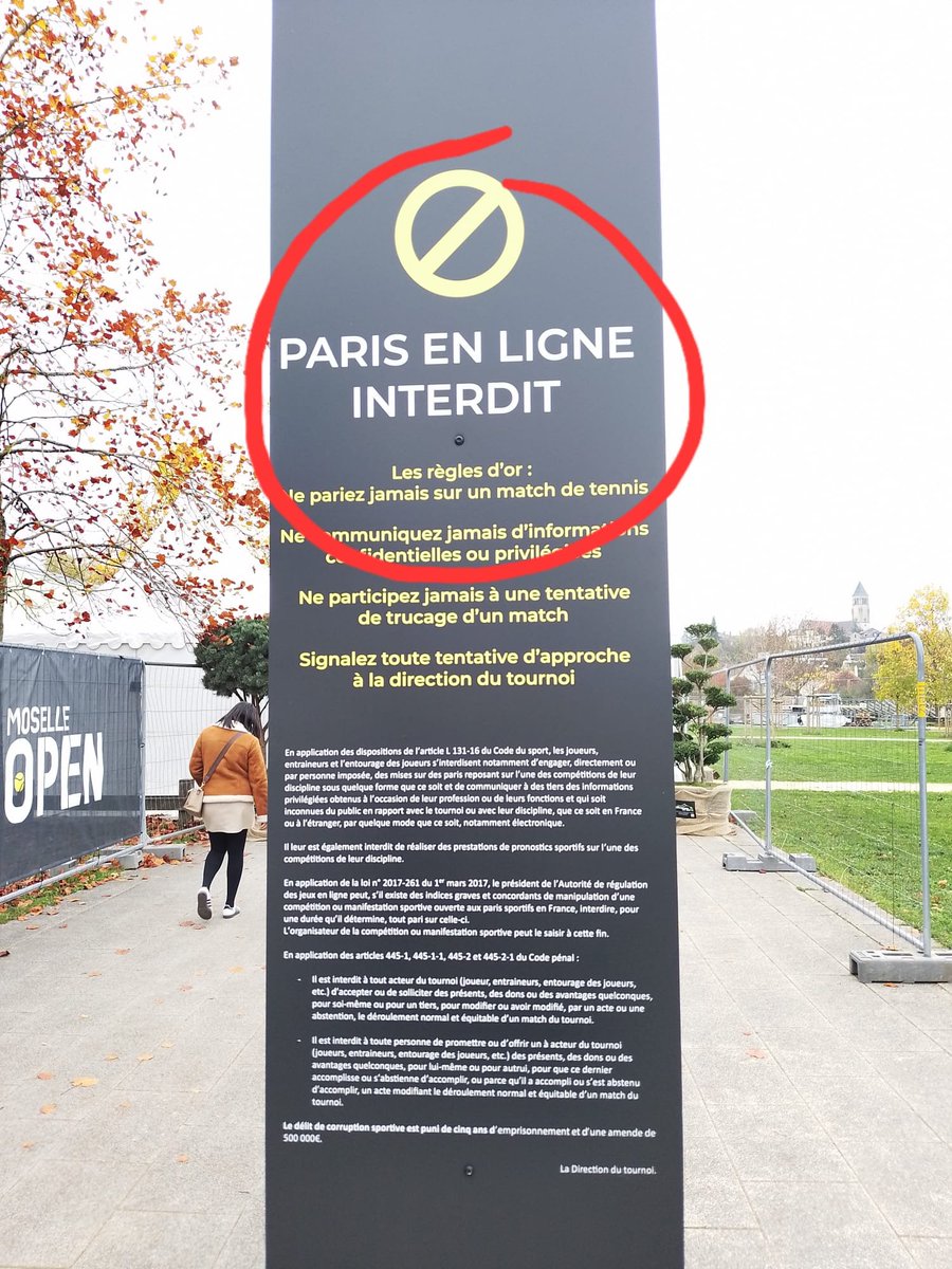 JulienQueuleu's tweet photo. @MoselleOpen Paris en ligne interdit à l'open de moselle ? Avec Winamax partenaire premium et avec seuls les sites de paris en ligne qui retransmettent les matchs faudra m'expliquer ! https://t.co/6406BsDj1W