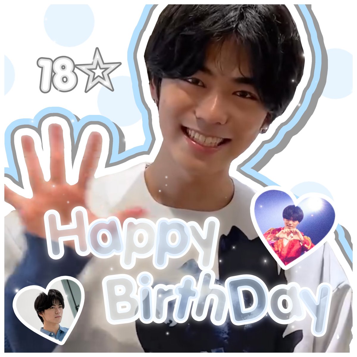 no1___issa's tweet photo. #久我一智 くん18歳のお誕生日おめでとう🎀🖤💙一智くんにとって幸せな1年になりますように⊂( ᴖ ̫ᴖ)⊃❤️✨

#久我一智誕生祭 #久我一智誕生祭2024 https://t.co/kPIJYctHNV