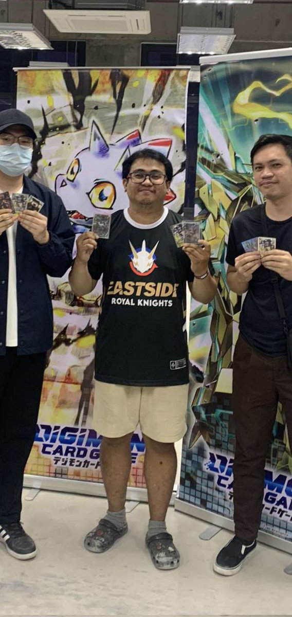 hisyaryu0523's tweet photo. Digimon Championships Qualifier Philippines - Cycle 2

優勝🥇は『 @BlueGale_11 』さん

デッキ名『ミラージュガオガモン』✨️

#デジカ
#デジモンカードゲーム
#デジモン
#digimon https://t.co/fLBvr69tTv