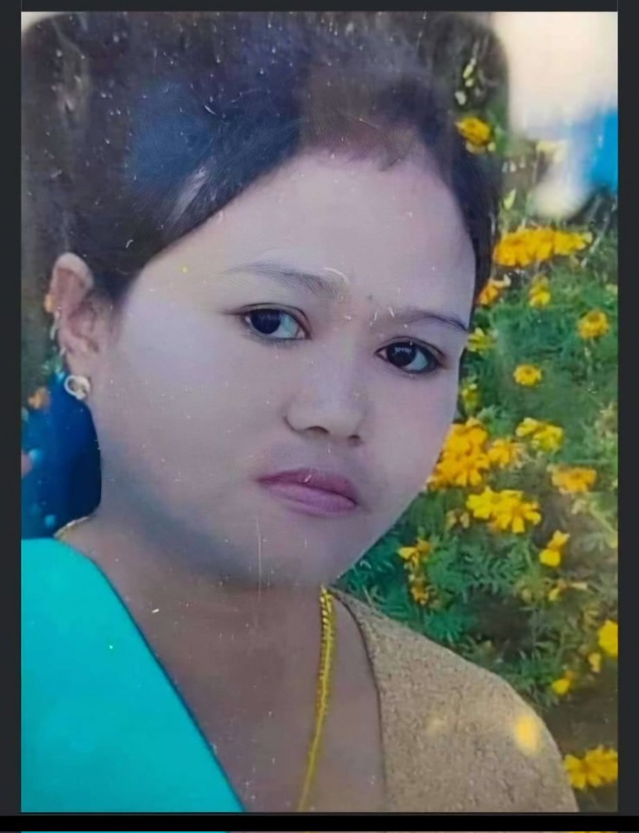 <a href="/BikramjitMK/">Bikramjit Kangabam</a> Look at her eyes ...so young so innocent...yet #KukiNarcoTerrorists sniped her down mercilessly. These illegal immigrant refug€€$ do not have any conscience at all. 
<a href="/narendramodi/">Narendra Modi</a> <a href="/AmitShah/">Amit Shah</a> <a href="/rashtrapatibhvn/">President of India</a>