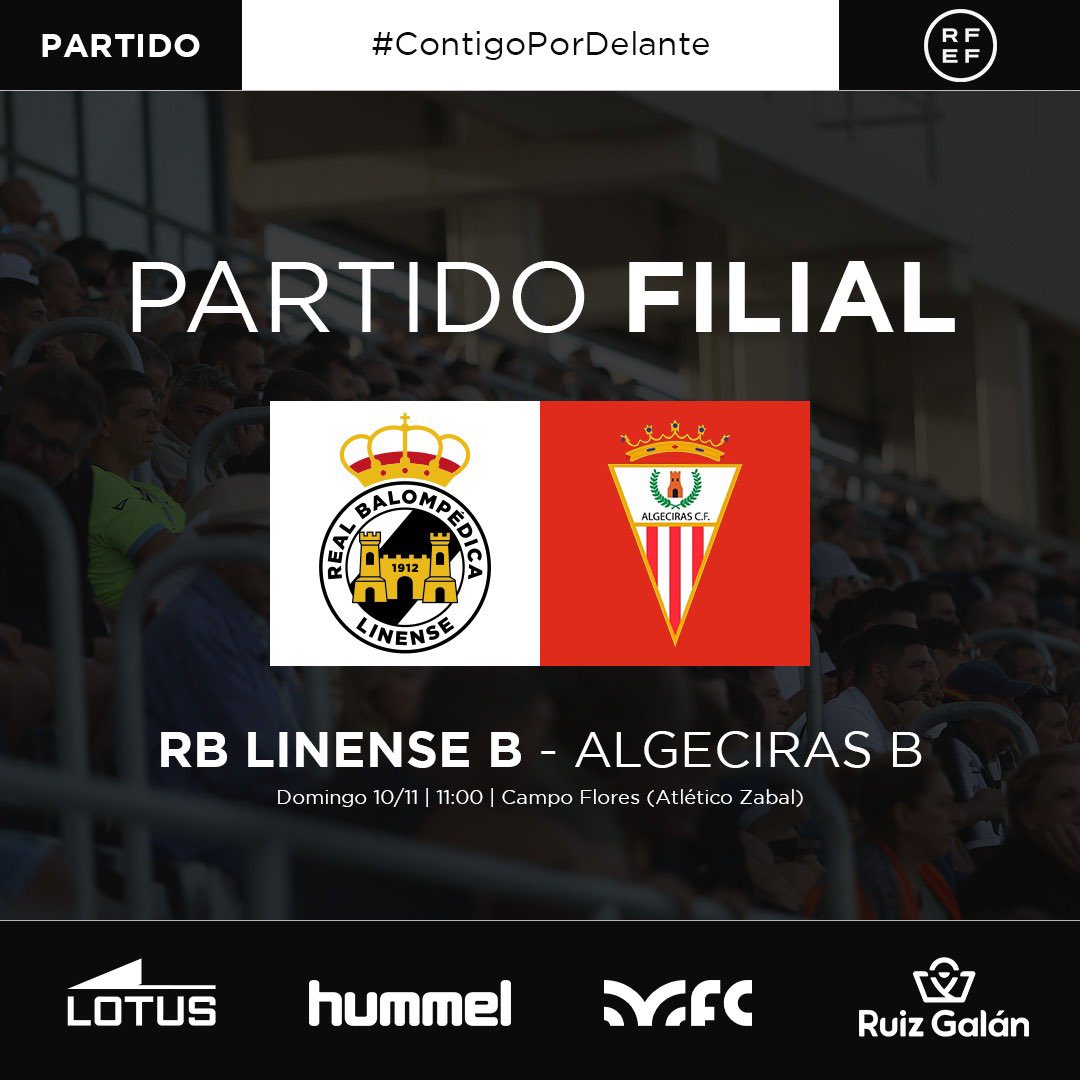 🔜🔥

Nuestro filial se enfrenta al del Algeciras en un emocionante derbi en el que los dos equipos pelean por salir de los puestos de descenso de la Primera Andaluza.

El partido se disputará mañana a las 11:00 en el campo Flores, en el complejo deportivo del Atlético Zabal.