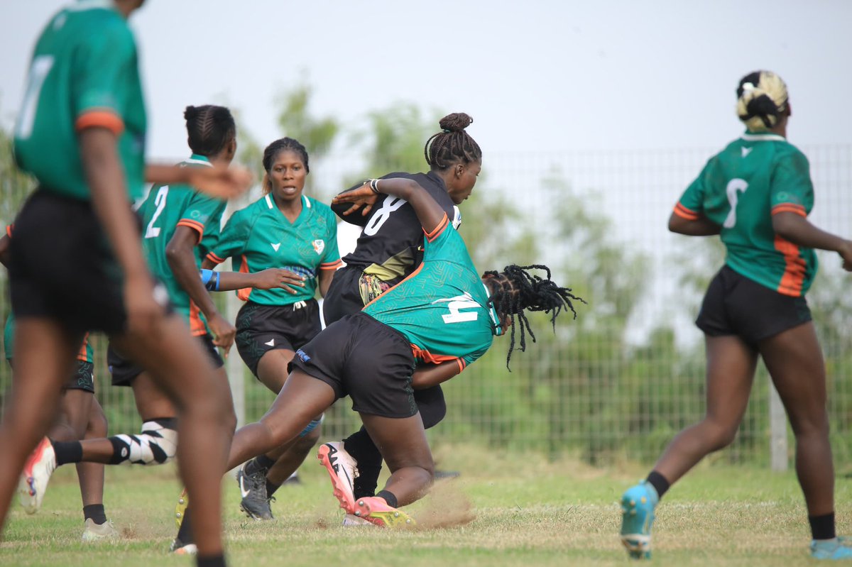 NBSportUg's tweet photo. Another victory for the @LadyCranesRugby! ๐ 3/3 after an impressive 31-07 win over Zambia ๐ฟ๐ฒ
Keep shining, Lady Cranes! ๐๐บ๐ฌ๐ฅ
#NBSportUpdates #WomenInSport #RAW7s2024 #LadyCranes ๐ธ: @Mugabiarts" https://t.co/unp9H7YkAi