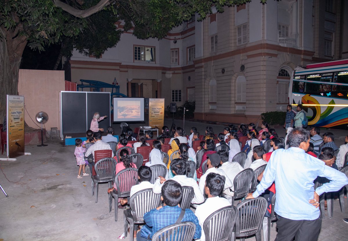 BITMKolkata's tweet image. #AstroNight session at @BITMKolkata, a Unit of @ncsmgoi, @MinOfCultureGoI featuring #PopularTalk by Dr. Sankar Kr. Nath and observation of Moon &amp;amp; Saturn with Telescope - part of commemoration of #ISCSMD and #WorldScienceDay for Peace and Development - on November 09, 2024.