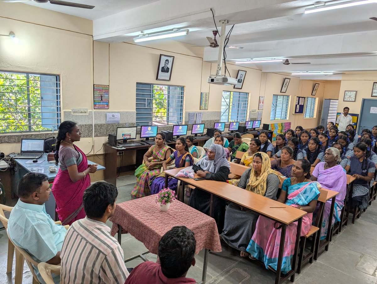 Skill Development Programme conducted by <a href="/CSIRCIMAP/">CSIR-CIMAP</a> on Nov. 09, 2024 at Government Girls Higher Secondary School, Mathur, Krishnagiri, Tamil Nadu under <a href="/CsirFlori/">CSIR Floriculture Mission</a> with Rose water distillation and agarbatthi making <a href="/CSIR_IND/">CSIR, India</a> <a href="/PrabodhTrivedi/">Prabodh Trivedi</a> <a href="/DrRajeshKumarV4/">Dr Rajesh Kumar Verma</a>