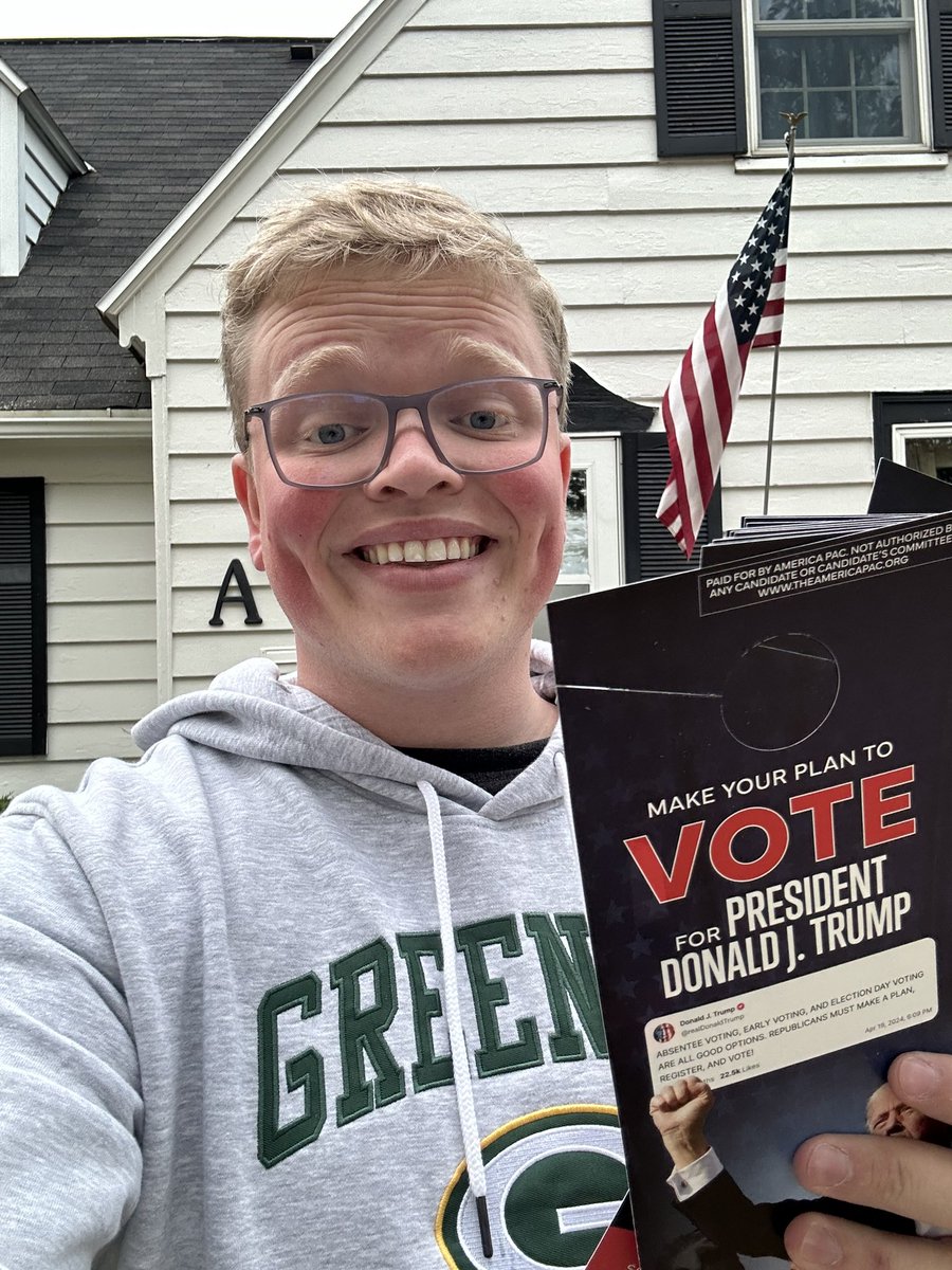 dixonswolfe's tweet photo. Victory for @realDonaldTrump wouldn’t have been possible without the countless Super Chase events with @tpaction, the doors knocked with @theamericapac, and the dedicated volunteers who showed up across northern Wisconsin! Every door knocked, every conversation had—it all made the difference. We are in for a wonderful 4 years thanks to hardworking patriots here in Wisconsin.

#MAGA2024 #Grassroots

@realDonaldTrump @charliekirk11 @tpaction @theamericapac @elonmusk