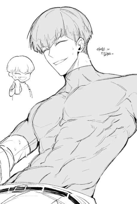 근육 공부겸 그림체 리퀘겸!

#怪獣8号 #KaijuNo8 