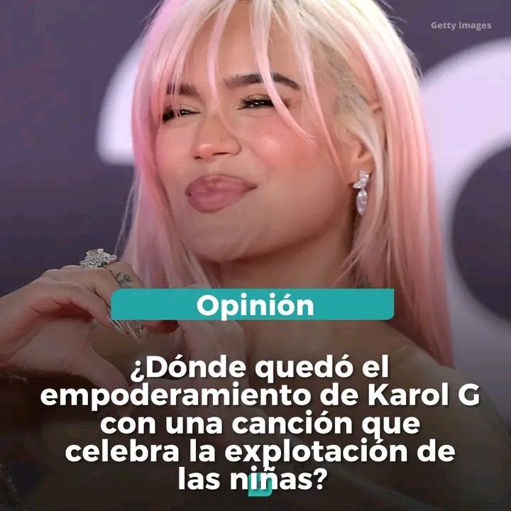 Se le caen las máscaras de falso empoderamiento femenino a la bichota <a href="/karolg/">LABICHOTA</a>