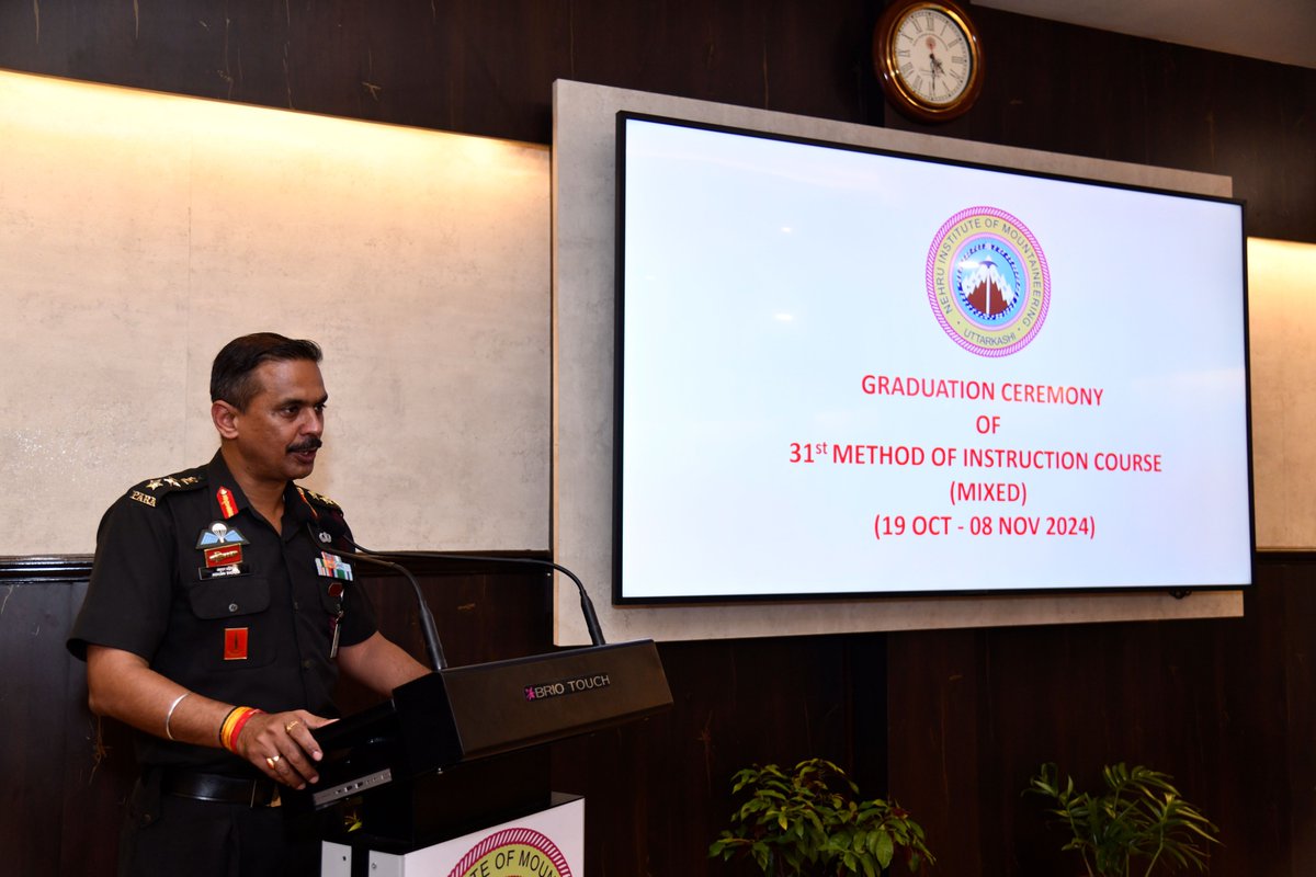 nim_india's tweet image. The 31st Method of Instruction Course has successfully concluded, equipping 21 dedicated candidates with essential skills for their journey as future mountaineering instructors! 

#MountaineeringInstructor #MethodOfInstruction #MountaineeringTraining #MountainGuides