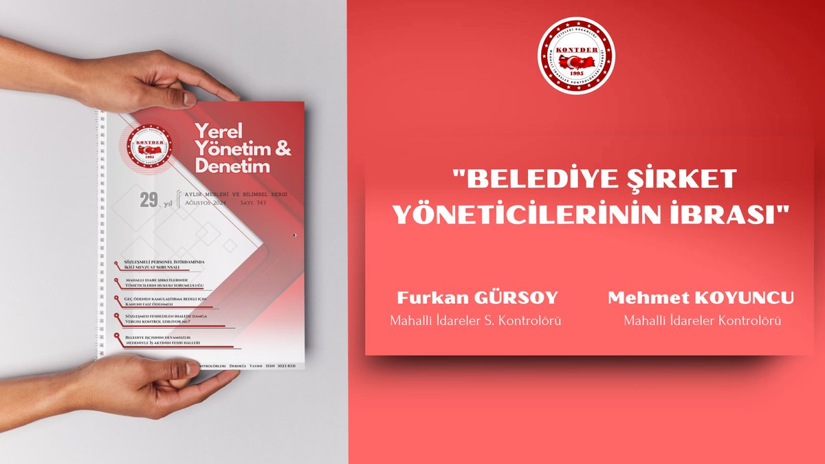 Mahalli İdareler Kontrolörleri Derneği tweet media
