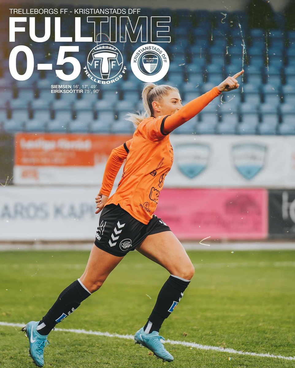 What a way to end the season 🧡

#KDFF #obosdamallsvenskan #kristianstad