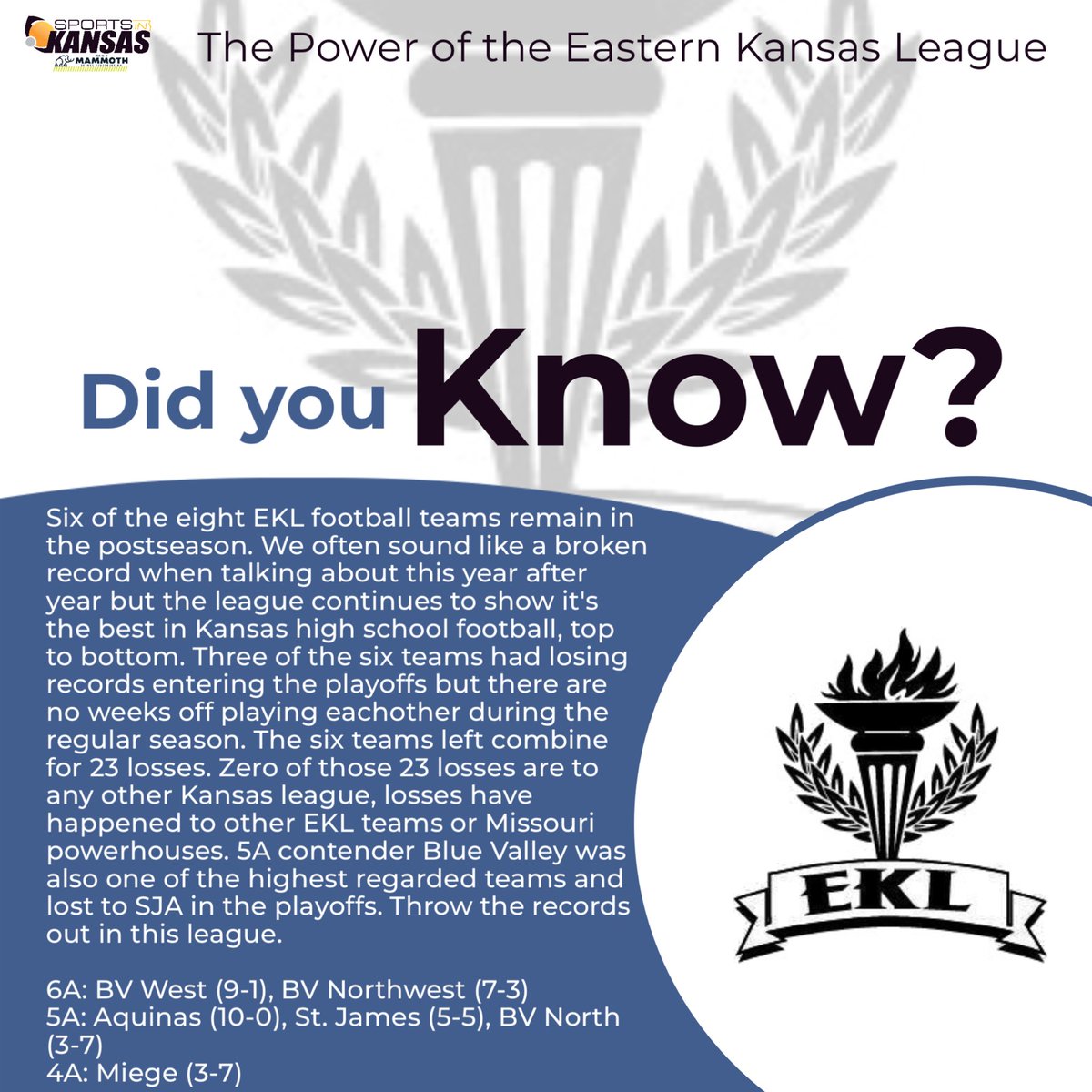 The EKL is really, really good. #sportsinkansas