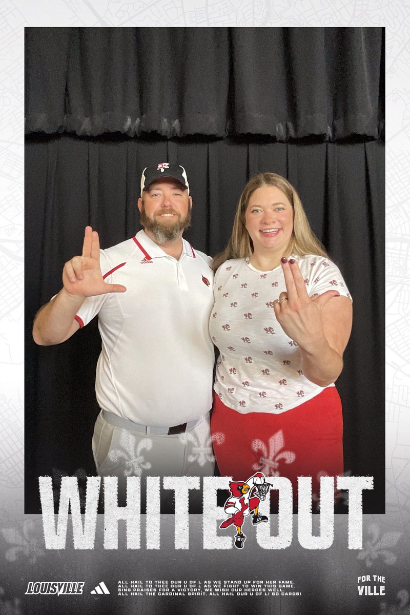teahhanson's tweet photo. Ready to #WhiteOut the arena and cheer on our Louisville Cardinals! ♥️🤍🏀

Let's bring the energy, Cards fans! #L1C4 #GoCards https://t.co/UoxKhSvEgz