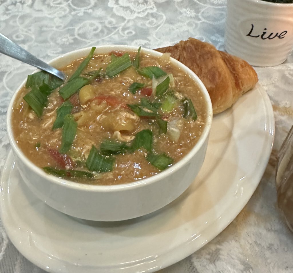 HiCoff33's tweet photo. After a long 18k-step walk, I'm enjoying a delicious 🍲soup and cold coffee🧋for #lightdinner🧋🍲
#WBU https://t.co/1QmOzJpIHV