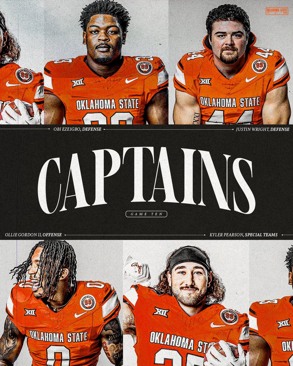 Team captains for today 🤠

#GoPokes | #DAT