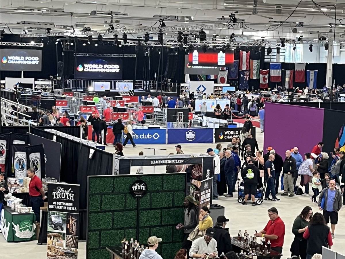 Enjoying a Sat morning @wfc2024.  Best of luck to ⁦<a href="/TeamIndianaWFC/">Team Indiana - Culinary Crossroads</a>⁩ Craig Baker, Cindy Hawkins and more.  Thanks to my friend <a href="/Larry/">Lazz</a> Dickerson  for helping to bring this amazing event to our great state.