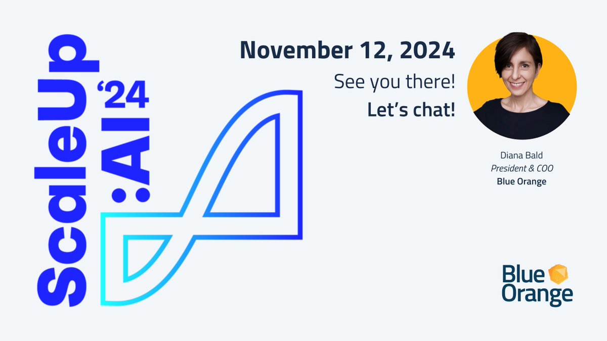 Excited for <a href="/scaleupevent/">ScaleUp:AI</a> by <a href="/insightpartners/">Insight Partners</a>! Top AI minds, from <a href="/AndrewYNg/">Andrew Ng</a> and <a href="/jefrankle/">Jonathan Frankle</a> to leaders at <a href="/Meta/">Meta</a> &amp; <a href="/Microsoft/">Microsoft</a>, will explore responsible AI, automation, &amp; the future of intelligence-first design. 

scaleup.events If you'll be there, let's connect!