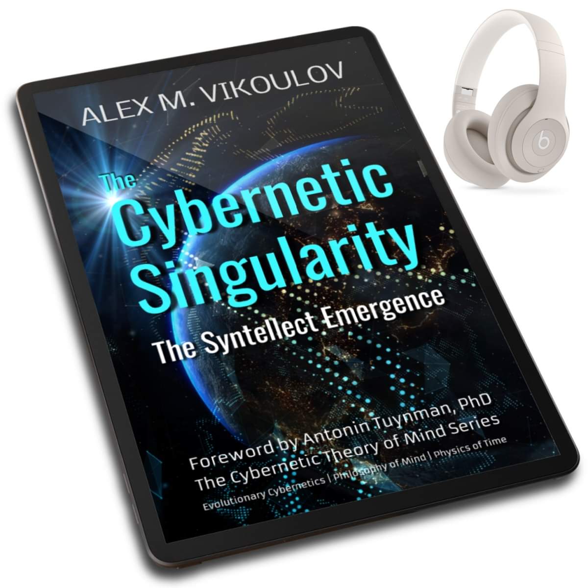 AlexVikoulov's tweet photo. MY NEWLY-RELEASED: The Cybernetic Singularity: The Syntellect Emergence audiobook on Audible https://t.co/TaoqTcJKdT 
#CyberneticSingularity #SyntellectEmergence #consciousness #mind #biology #cybernetics #evolution #ontology #emergence #audiobook #AudibleAudiobook + #eBook https://t.co/UgSStXvhwa