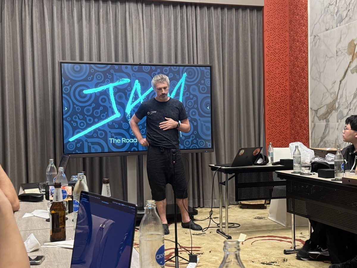 JAMdotTech's tweet image. JAM0 is a wrap. Thank you all for participating. #jam @polkadot #graypaper #clientdiversity #python #rust #elixer #swift #zig #go #cpp #bangkok