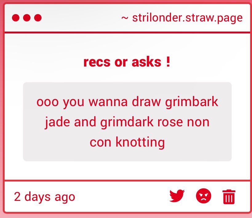 just plame the "horrorterrors" ... or whatever :)