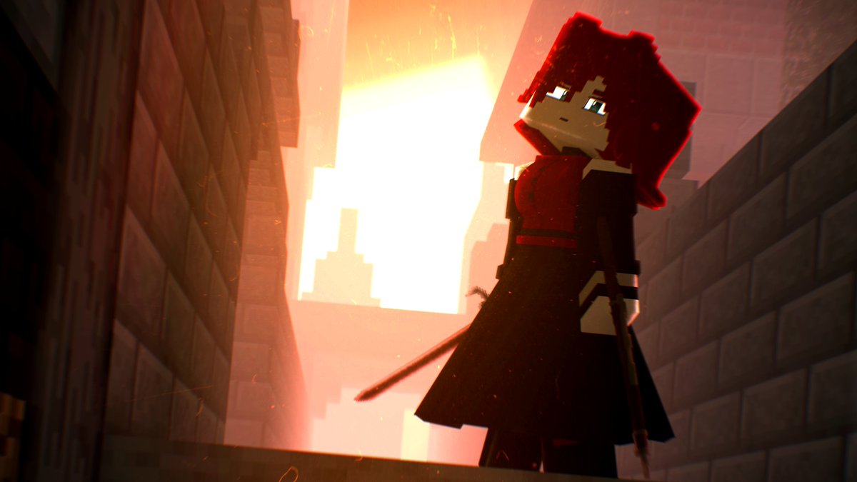 CaptainSpeerit's tweet image. Her name is a VTEE #Minecraft #mineimator #Modelbench