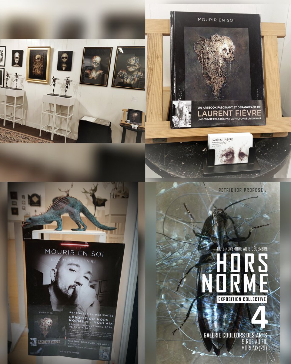 Ed_Abstractions's tweet photo. 💀 RDV DANS UNE SEMAINE !
Le 16.11.24, de 15 H à 19 H, rencontrez @laurentfievre, qui dédicacera son #artbook « #Mourirensoi », à l'occasion de sa participation à la 4e édition d’ « #HorsNorme ». #Exposition collective organisée par Pétrikhor.
👉 RSVP : https://t.co/FDHbgoQuUg https://t.co/Ric9I1WtAZ