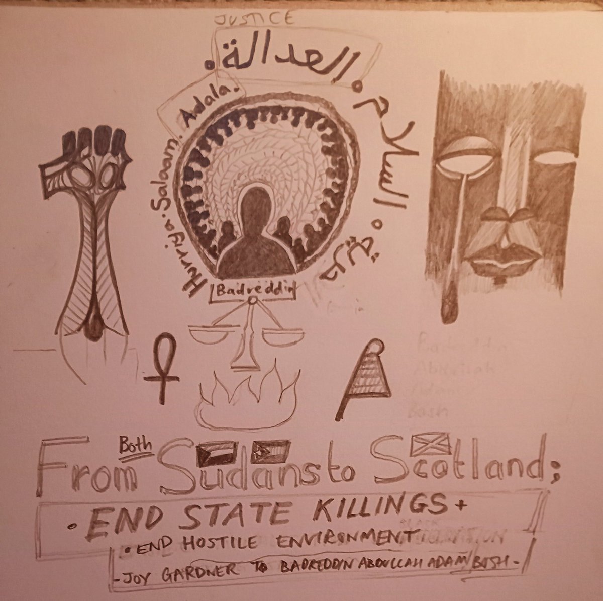 ⭐ 5 years! ⭐ BLL pops up this weeknd for its 5th YEAR &amp; pedals to You for 6 weeks! 🥳

#Edinburgh's Southsiders: Pls draw/sketch/paint/write/create something to reflect on the longevity of the global Black Liberation struggle &amp;
tag <a href="/BlackBikeLearn/">Black Liberation library</a> #BlackLiberationLibrary 🌬️🔥✊🏽