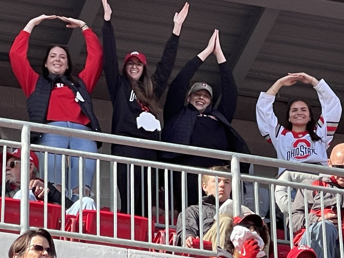The squad. Three first timers in that group. 
#GoBucks. #TheShoe.