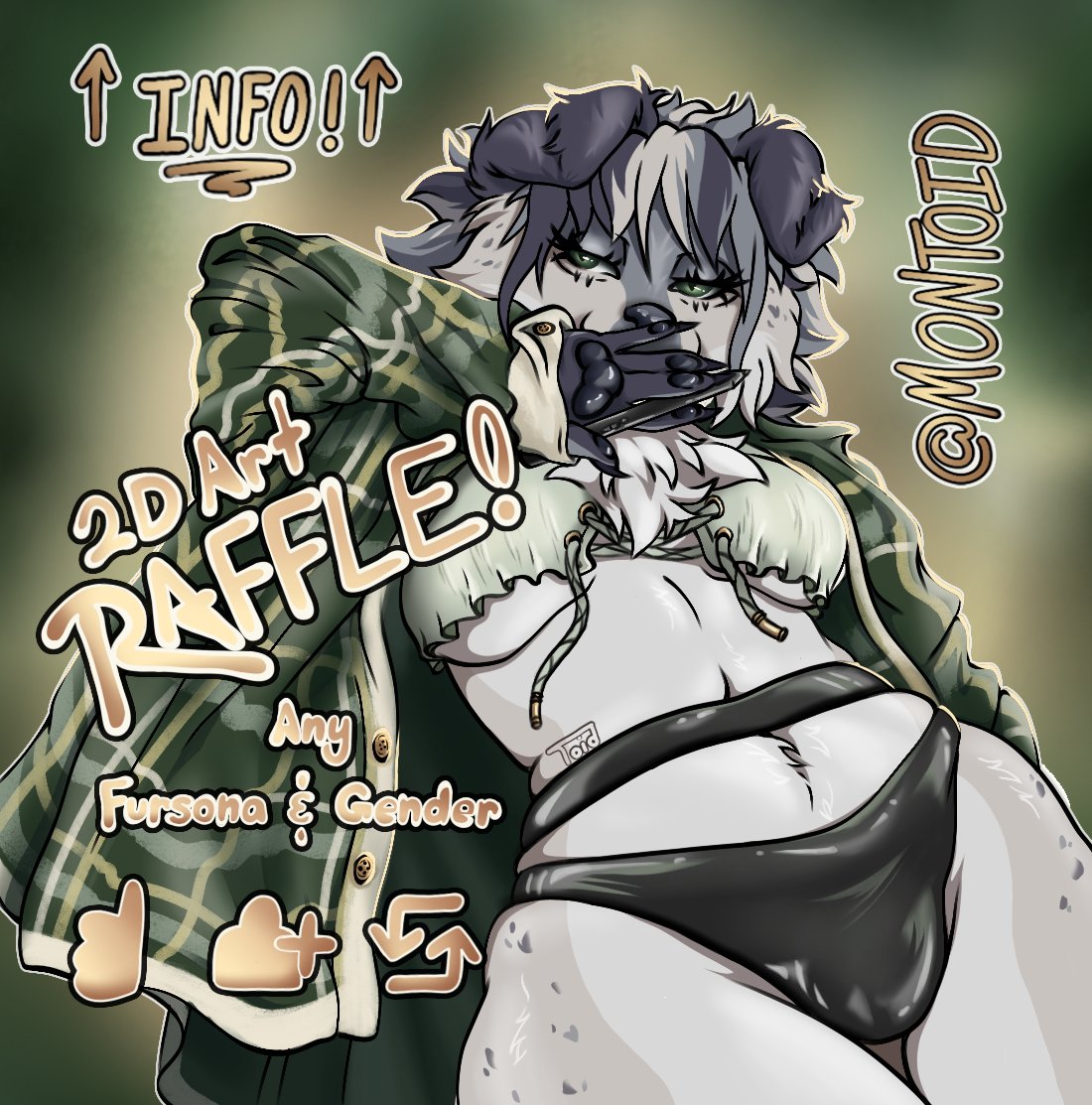 DundeeSuperior's tweet image. 🎉 ART RAFFLE!! 🎉

I think it&apos;s time for an Art Raffle! Please follow the rules below! vv

-&amp;gt; RULES: &amp;lt;-
• Follow 
• Like
• Repost
✨️ Extra chance to win if you Follow me on BlueSky!!

WINNER WILL BE PICKED ON NOV 30TH!! 
#furry #furryarts #furryraffle