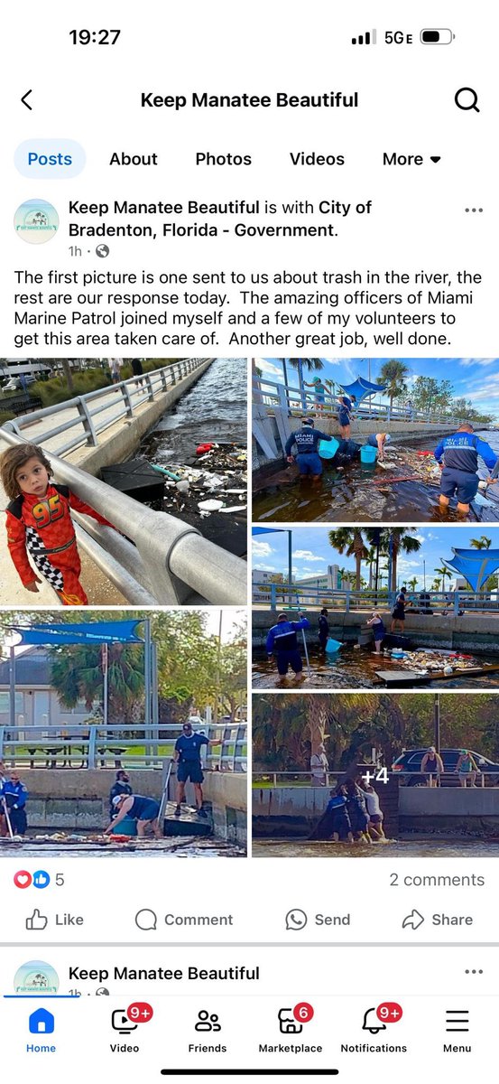 Major A. Guerra (@albertguerrampd) on Twitter photo City of Miami Police Marine Patrol continues to assist the west coast recover after the storm. Thank you to The City of Bradenton for recognizing their efforts.
Bradenton got it right. These <a href="/MiamiPD/">Miami PD</a> officers are, "Amazing!!" 🙏🏻🦾<a href="/MPDMarinePatrol/">City of Miami Marine Patrol Detail</a> <a href="/BradentonGov/">City of Bradenton, Florida - Government</a> <a href="/VisitBradenton/">Visit Bradenton Gulf Islands</a> City of Miami Police Marine Patrol continues to assist the west coast recover after the storm. Thank you to The City of Bradenton for recognizing their efforts.
Bradenton got it right. These <a href="/MiamiPD/">Miami PD</a> officers are, "Amazing!!" 🙏🏻🦾<a href="/MPDMarinePatrol/">City of Miami Marine Patrol Detail</a> <a href="/BradentonGov/">City of Bradenton, Florida - Government</a> <a href="/VisitBradenton/">Visit Bradenton Gulf Islands</a>
