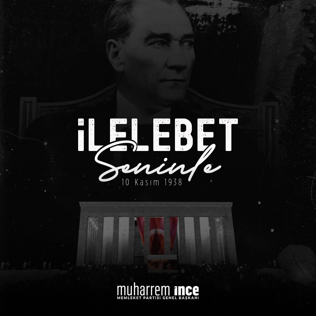 Bir milletin kaderini değiştiren, dünya tarihine adını altın harflerle yazdıran lider; Cumhuriyetimizin kurucusu Gazi Mustafa Kemal Atatürk’ü aramızdan ayrılışının yıl dönümünde saygı ve rahmet anıyorum. 

Gözün arkada kalmasın Atam. Sen ilelebet bizimlesin, biz ilelebet seninle!