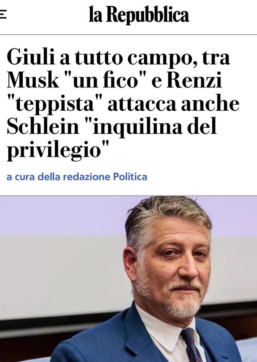 lucianonobili's tweet photo. Definire "teppista" un senatore della Repubblica dice molto della statura morale del ministro Giuli. https://t.co/wPLSzb3yfJ