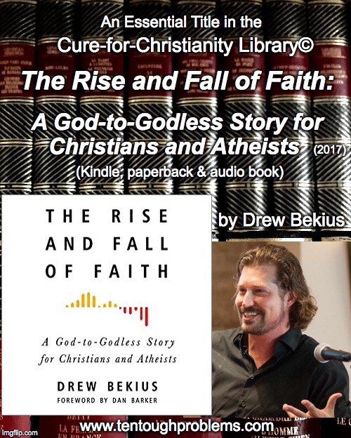 DavidMadisonPhD's tweet photo. There are now more than 500 titles in the Cure-for-Christianity Library, most published since 1999. These books explain, in detail, the falsification of theism, Christianity especially. https://t.co/nWaR6fv1ng