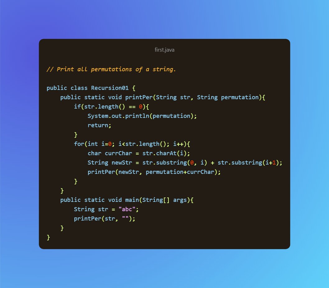 _Devang_r_'s tweet image. Solve Recursion Advance Problem and learn more about Recursion!! 😇