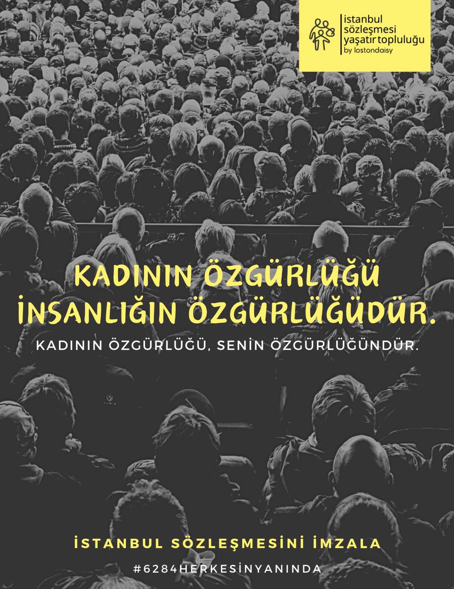 lostondaisy's tweet photo. kadının özgürlüğü senin özgürlüğündür 

#6284HerkesinYanında 
İSTANBUL SÖZLEŞMESİNİ İMZALA https://t.co/IelZ98HmPT