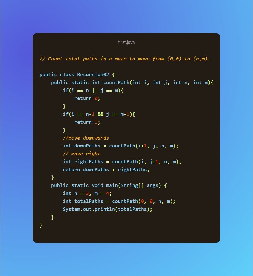 _Devang_r_'s tweet image. Solve Recursion Advance Problem and learn more about Recursion!! 😇