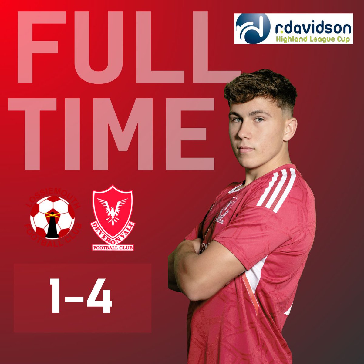 DeveronvaleFC's tweet photo. 🔴Full Time🔴
      Lossiemouth FC 1-4 Deveronvale FC 

🔴⚪️🔴

#monthevale https://t.co/lYh0c0cWOB