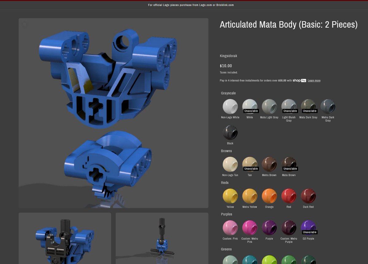 Update to the Articulated Mata Body
Blue is the old version